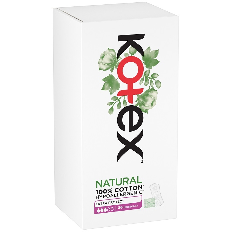 Absorbante zilnice Extra Protect Normal+, 18 bucati, Kotex