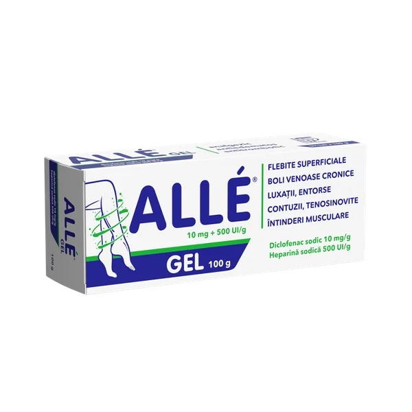 Alle gel 10 mg + 500 UI/g, 100g, Fiterman