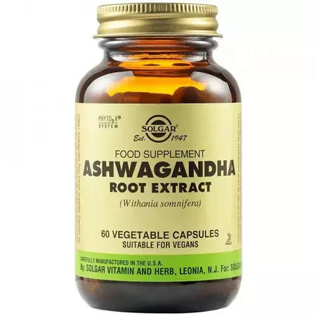 Ashwagandha Root Extract, 60 capsule vegetale, Solgar