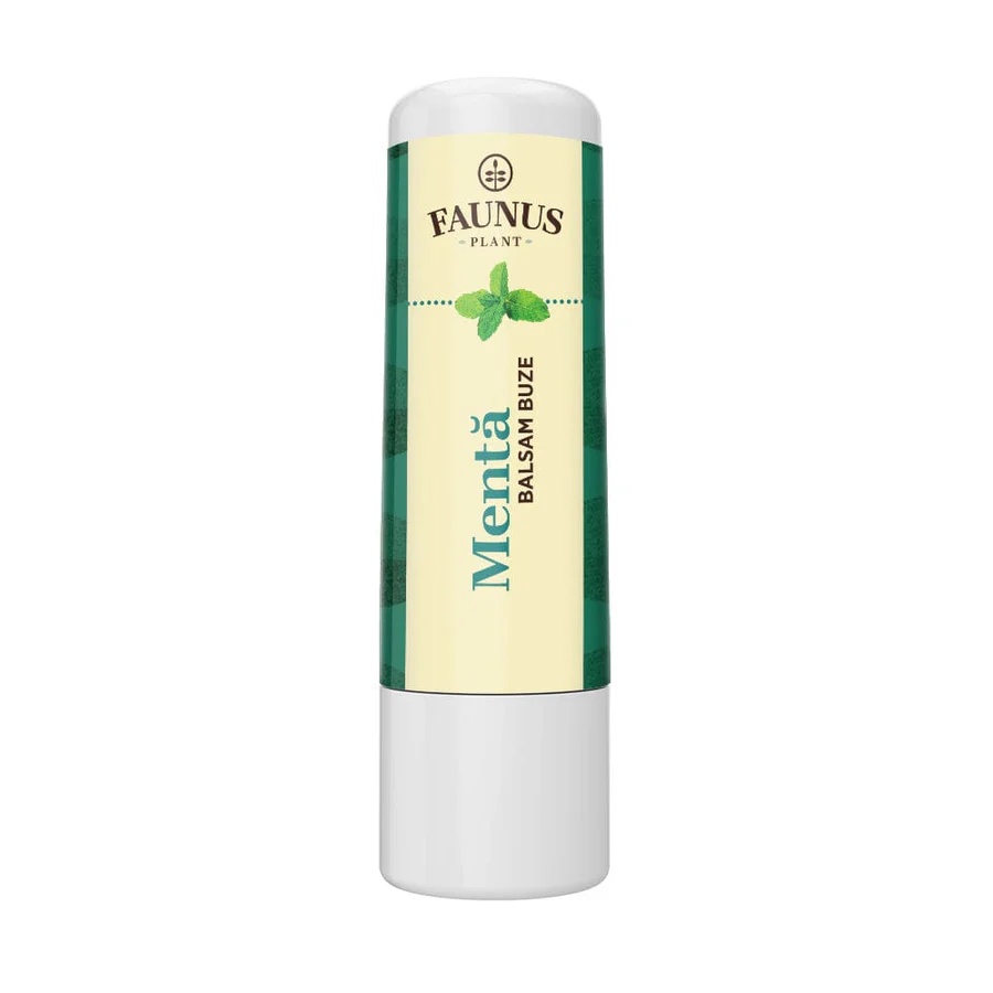 Balsam de buze cu Ulei esențial de mentă, 5 ml, Faunus Plant