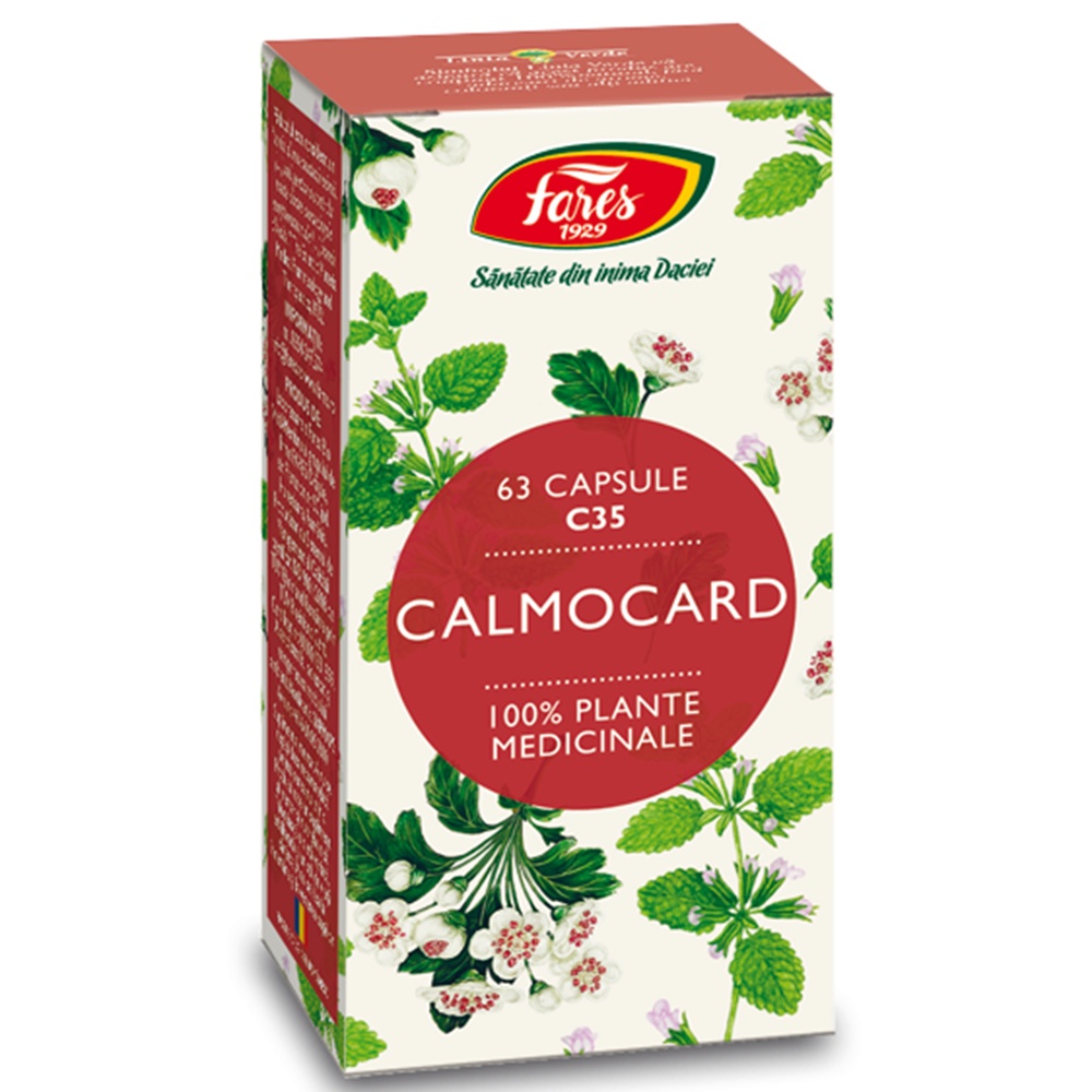 Calmocard C35, 63 capsule, Fares