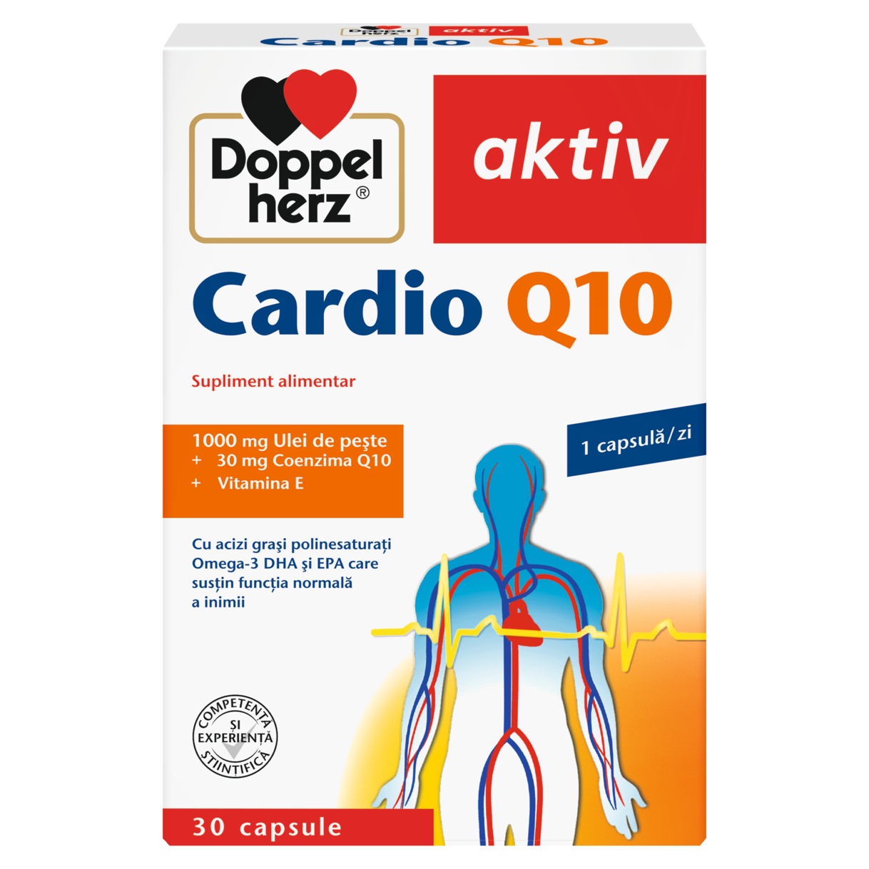Cardio Q10 Aktiv, 30 comprimate, Doppelherz