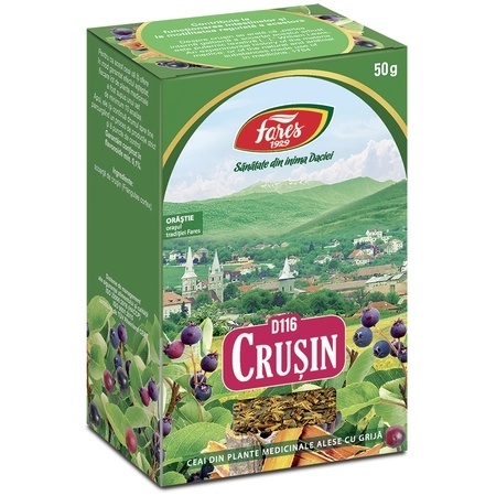 Ceai din scoarță de crușin D116, 50 g, Fares