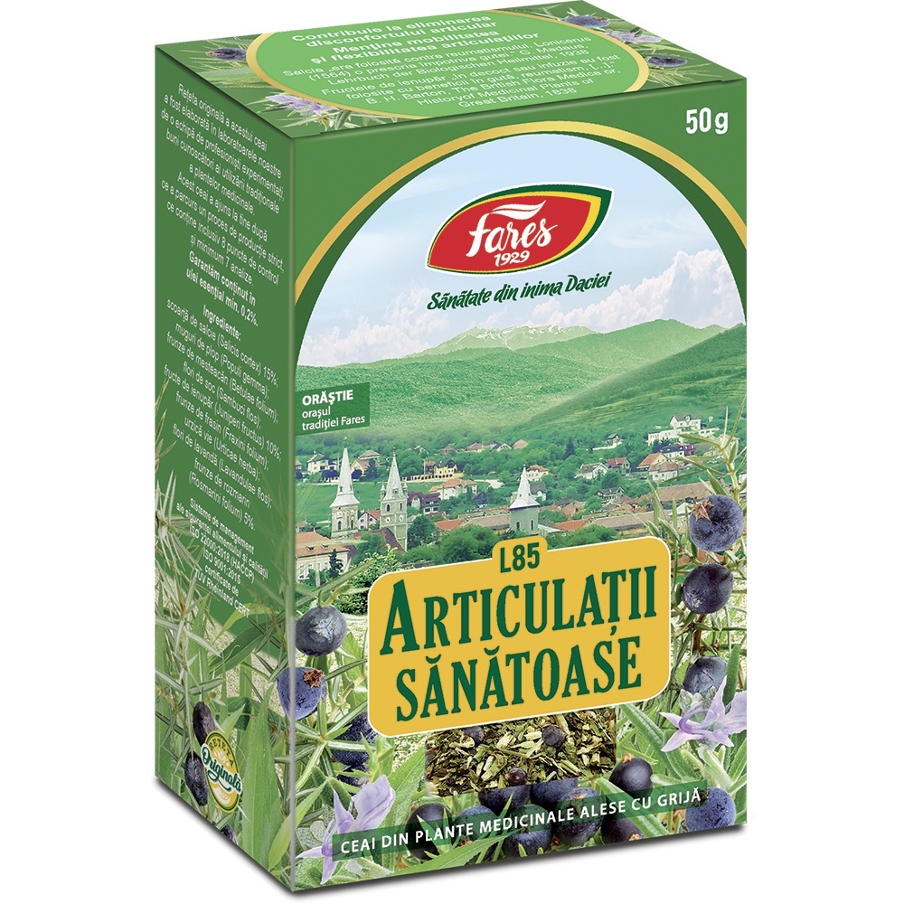 Ceai pentru Articulații Sănătoase, 50 g, Fares