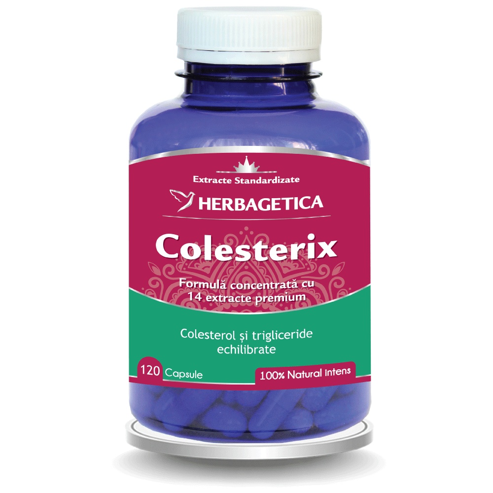 Colesterix, 60 capsule, Herbagetica