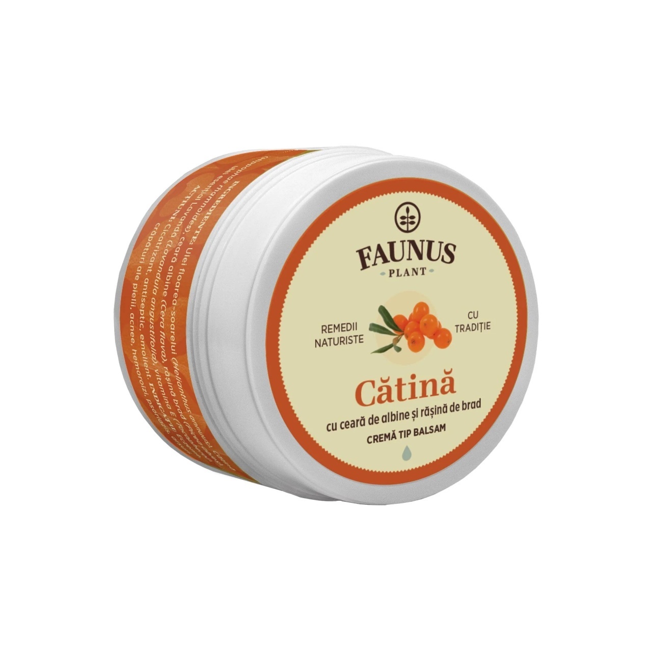 Cremă tip balsam Cătină, 50 ml, Faunus Plant