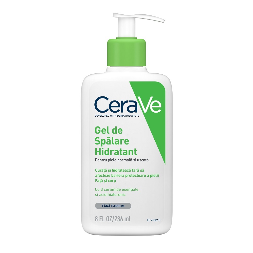 Gel de spalare hidratant pentru piele normala si uscata, 236ml, CeraVe