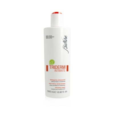 Gel intim revigorant pentru curatare cu ph 5,5 Triderm Intimate, 500 ml, Bionike