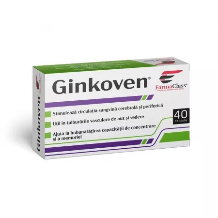 Ginkoven, 40 capsule, FarmaClass