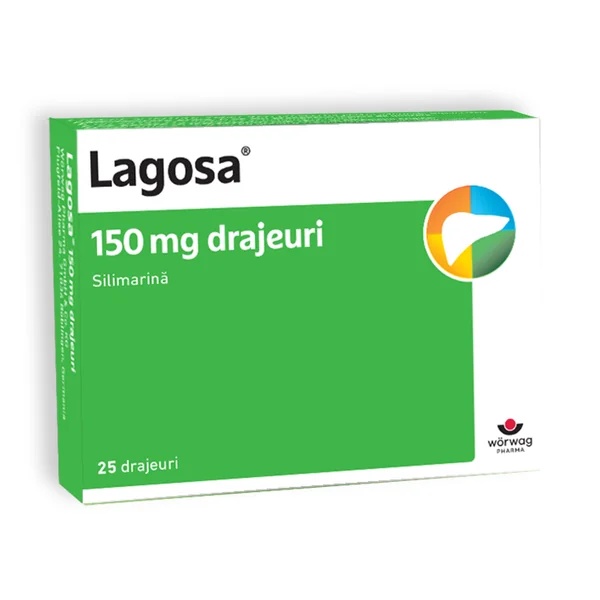Lagosa 150 mg, 25 drajeuri, Worwag Pharma