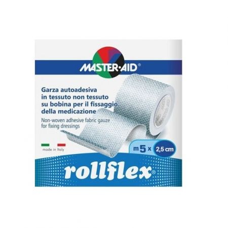 Leucoplast material netesut Rollflex Master-Aid,5 m x 2,5 cm, Pietrasanta Pharma