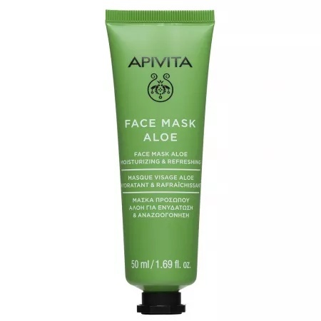 Masca hidratanta cu extract de aloe, 50 ml, Apivita