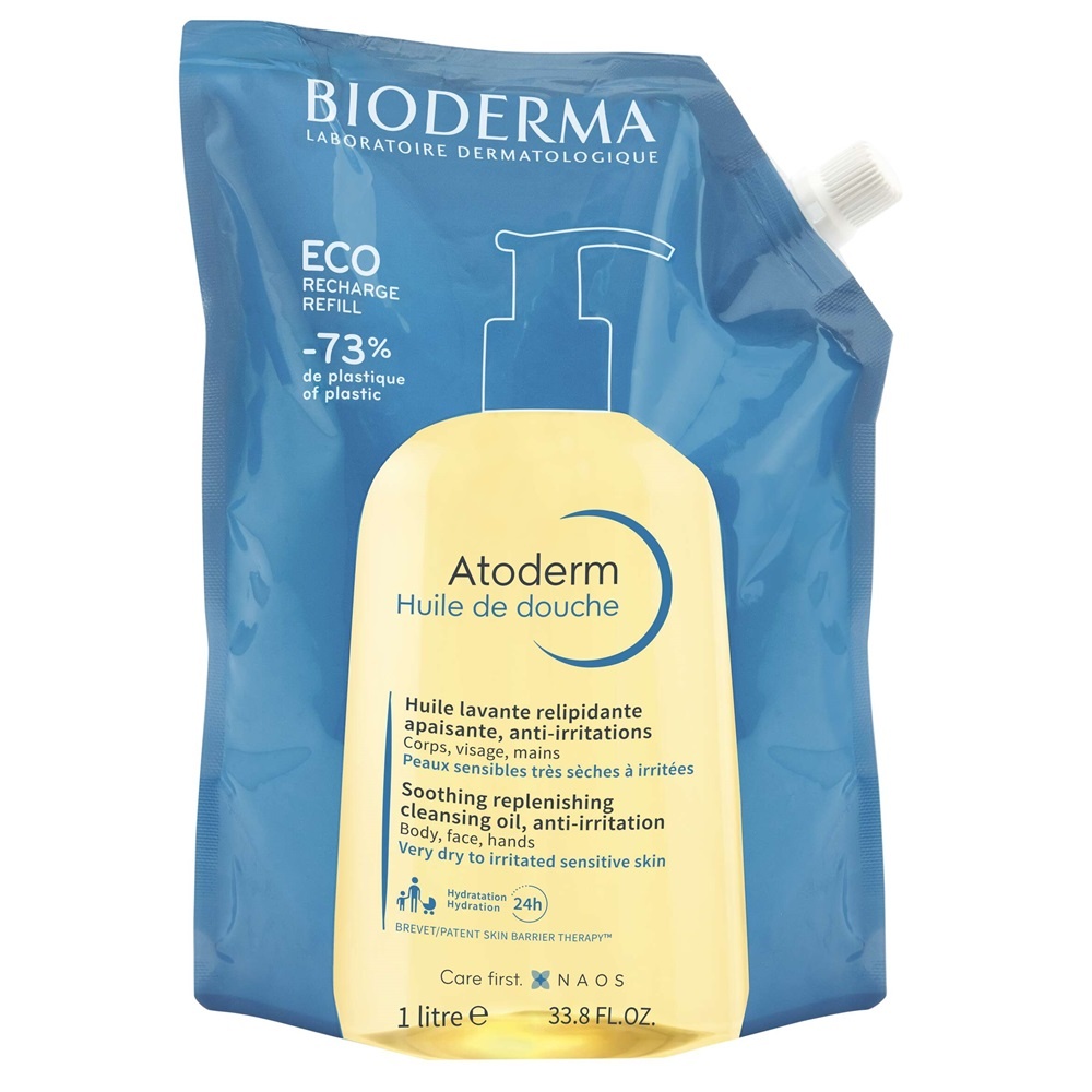 Rezerva eco ulei de dus Atoderm, 1L, Bioderma