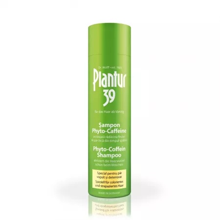Sampon pentru par vopsit si deteriorat Phyto-Caffeine Plantur 39, 250 ml, Dr. Kurt Wolff