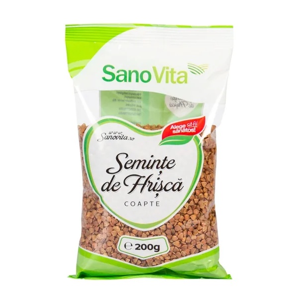 Semințe de hrișcă, 200 g, SanoVita