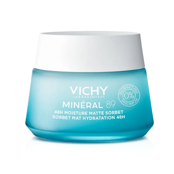 Serbet pentru ten hidratant si matifiant Mineral 89, 50 ml, Vichy
