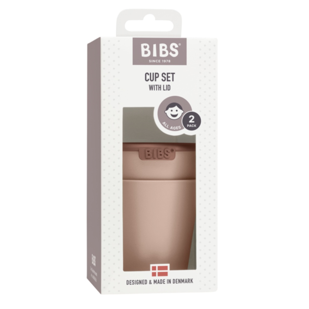 Set 2 pahare pentru bebe, Blush, Bibs