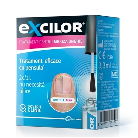 Soluție pentru micoza unghiei Excilor, 3.3 ml, MagnaPharm