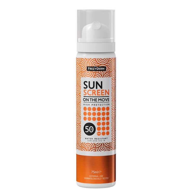 Spray mist cu protectie solara SPF50 Sun Screen On The Move, 75ml, Frezyderm