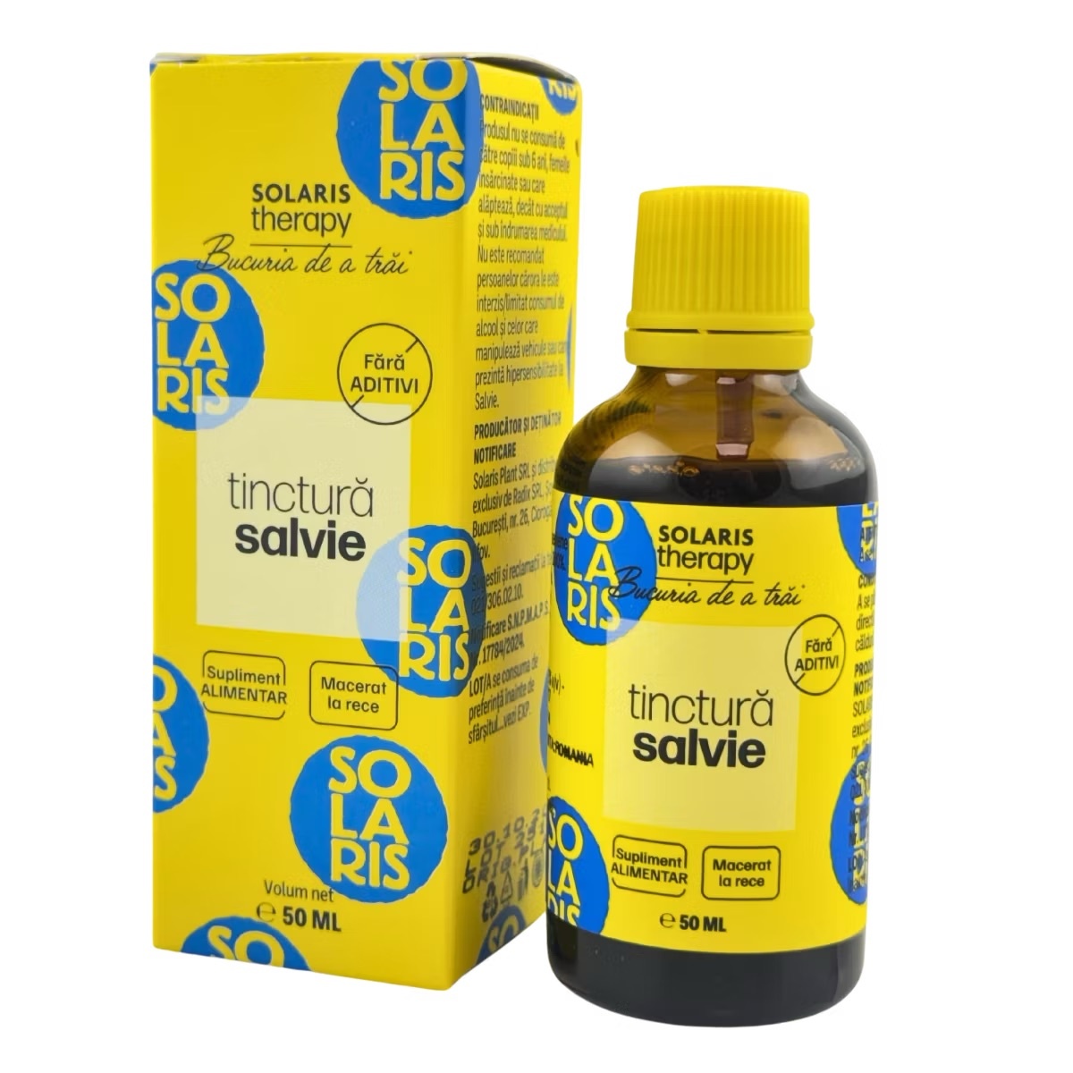 Tinctură Salvie, 50 ml, Solaris