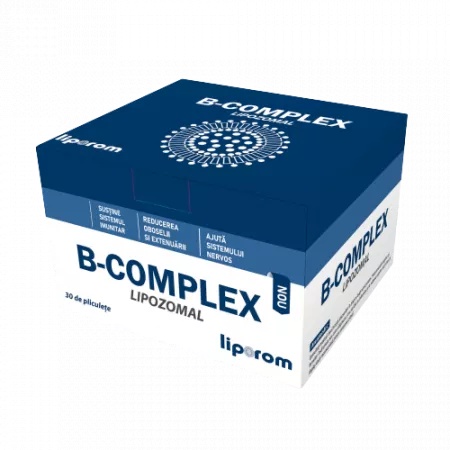 B-Complex Lipozomal, 30 plicuri, Liporom