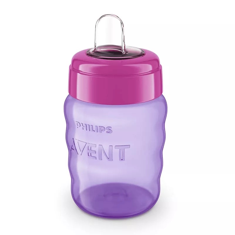 Cana cu tetina de formare Fetite 9luni+ SCF553/03, 260 ml, Philips Avent