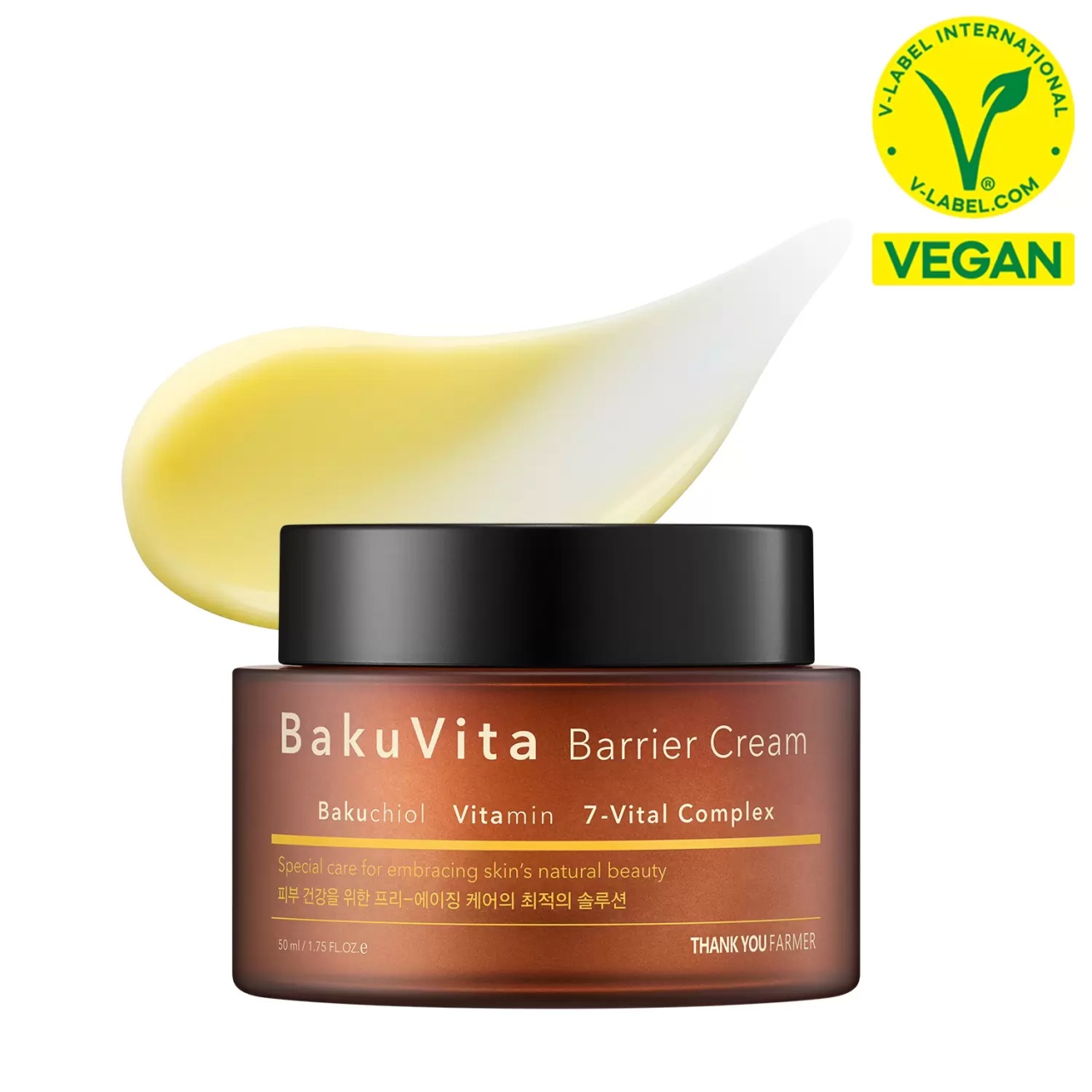 Crema hidratanta BakuVita Barrier Cream, 50 ml, Thank You Farmer