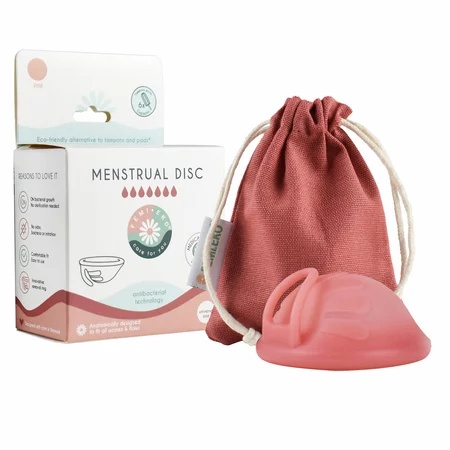 Disc menstrual reutilizabil, Roz, 1 bucata, FemiEko