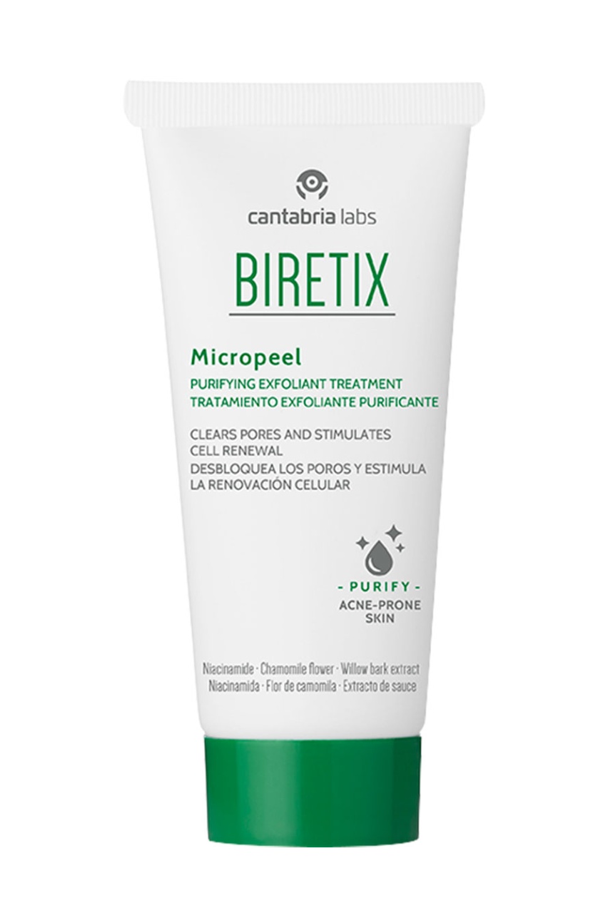 Exfoliant delicat anti-acnee Biretix Micropeel, 50 ml, Cantabria