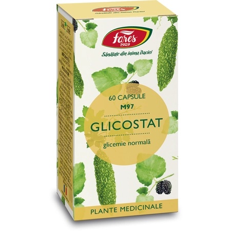 Glicostat, M97, 60 capsule, Fares
