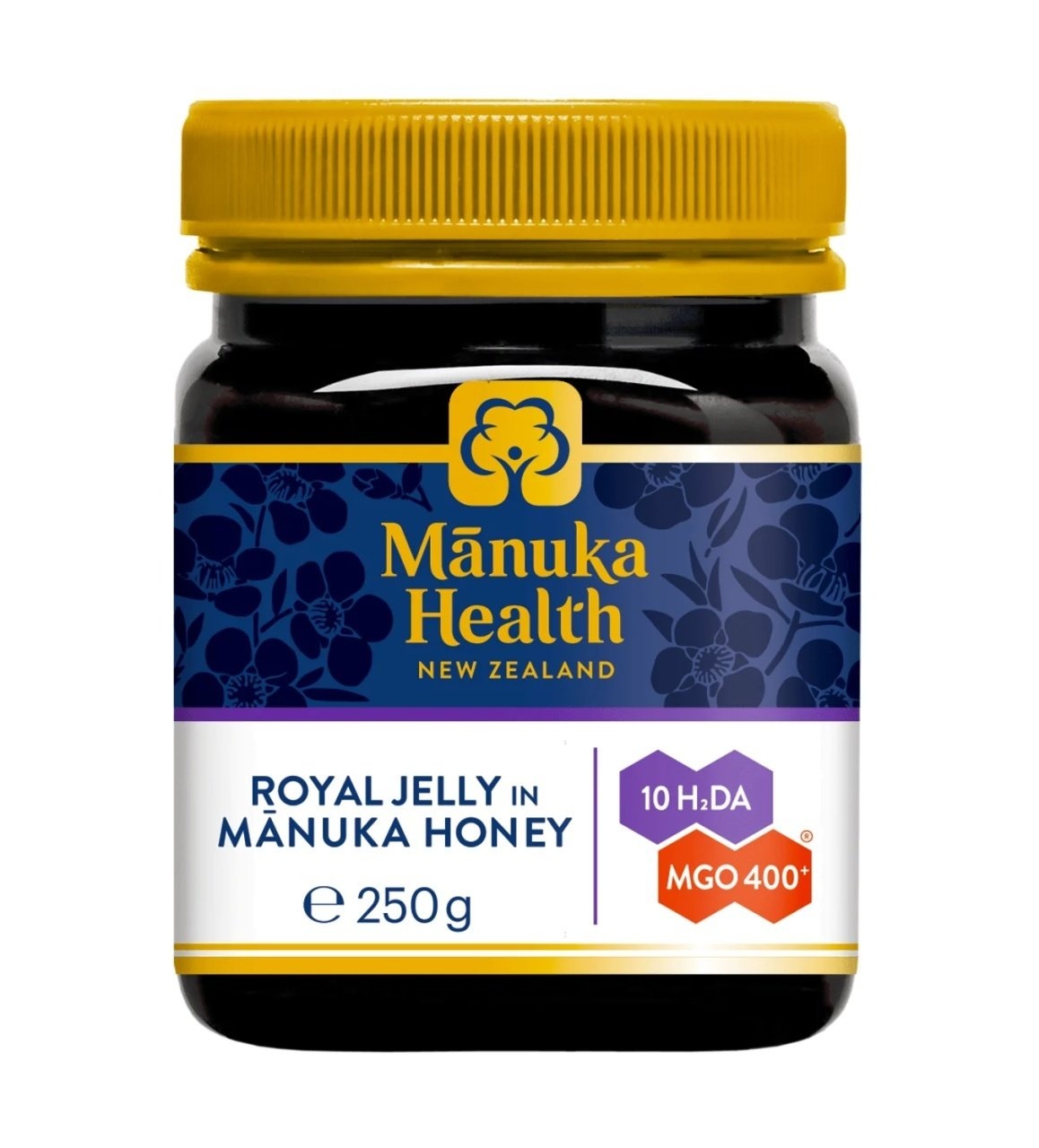 Lăptișor de matcă pur (Royal Jelly) în Miere de Manuka MGO 400+, 250 g, Manuka Health