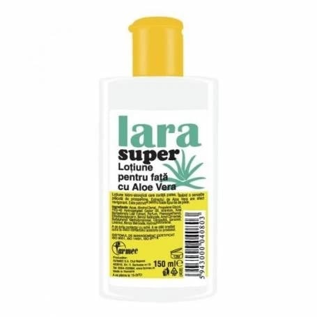 Loțiune pentru față cu aloe vera Lara Super, 150 ml, Farmec