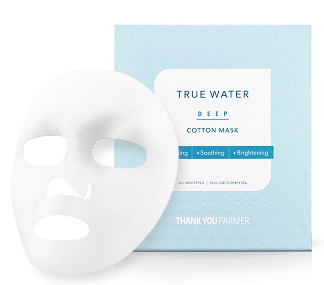 Masca servetel din bumbac True Water Deep, 25ml, Thank You Farmer