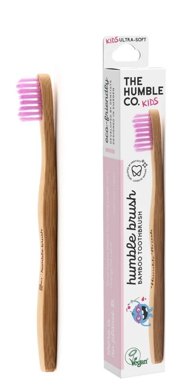 Periuta de dinti pentru copii Ultra-Soft, 1 bucata, Roz, Humble
