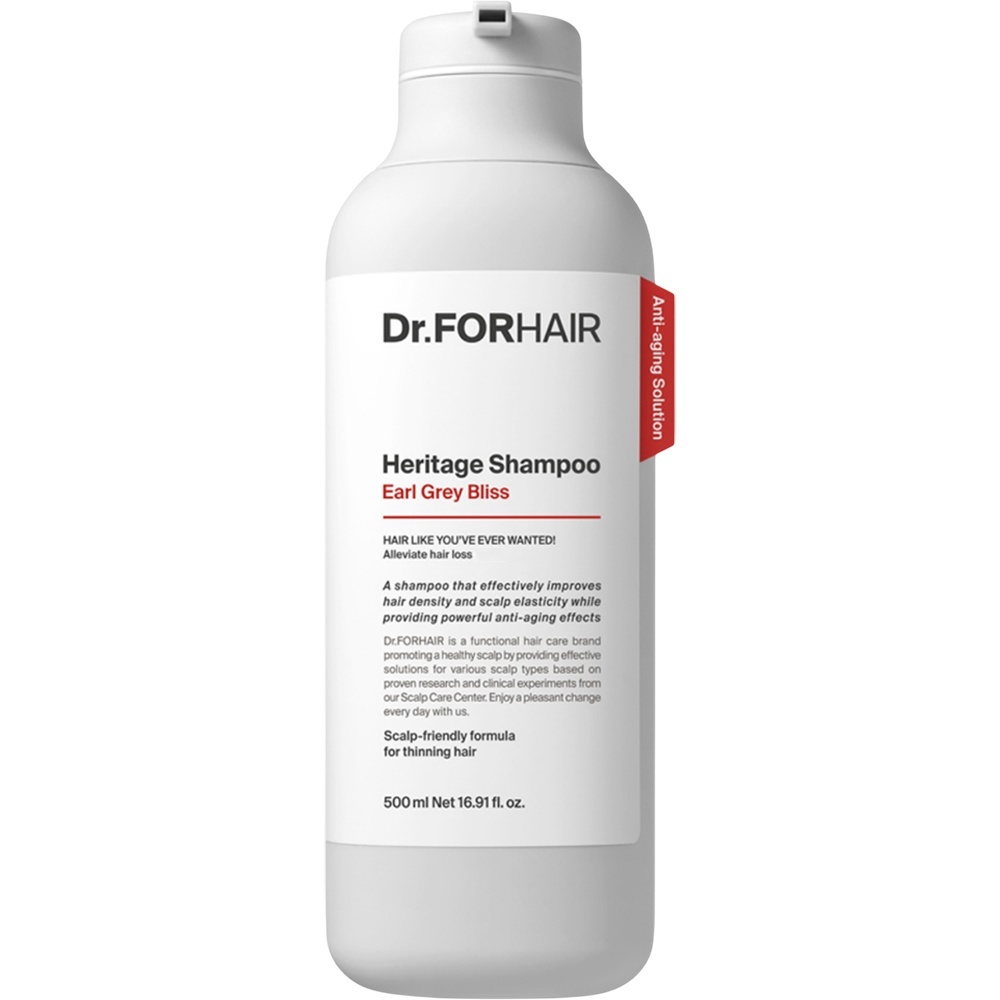 Sampon anti-aging si densitate Heritage Shampoo Earl Grey Bliss, 500 ml, Dr.FORHAIR