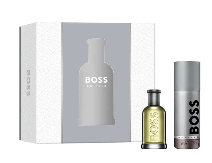 Set Bottled Apa de Toaleta 50 ml + Deospray 150 ml, Hugo Boss