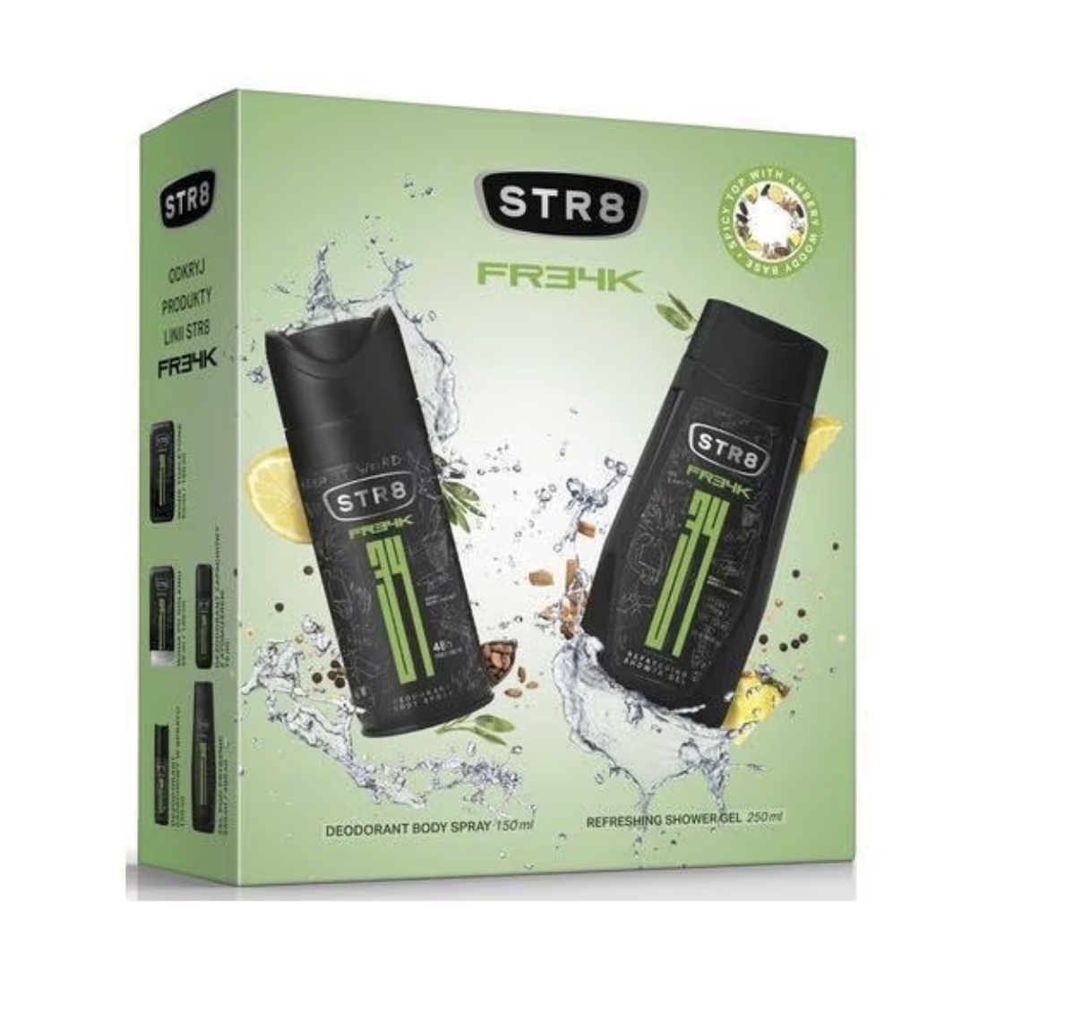 Set Freak Deodorant 150 ml + Gel de dus 250 ml, STR8