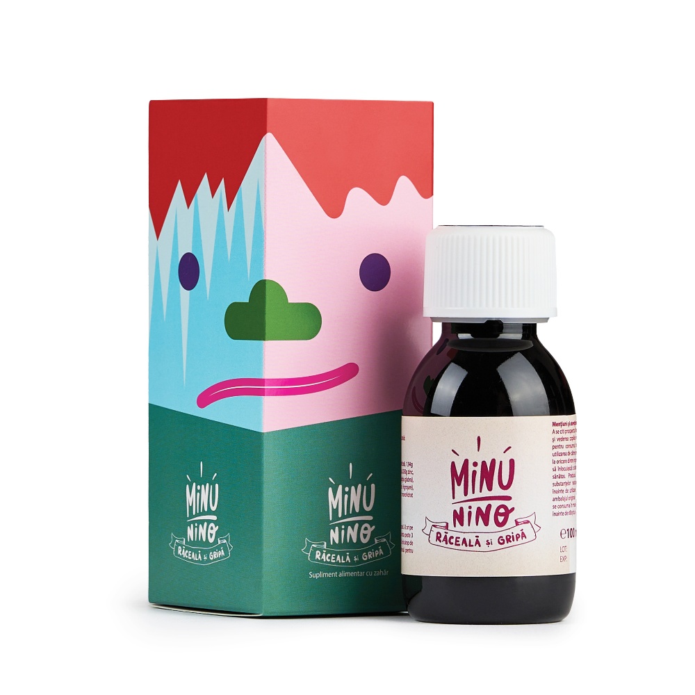 Sirop raceala si gripa Minunino, 100ml, Medimow