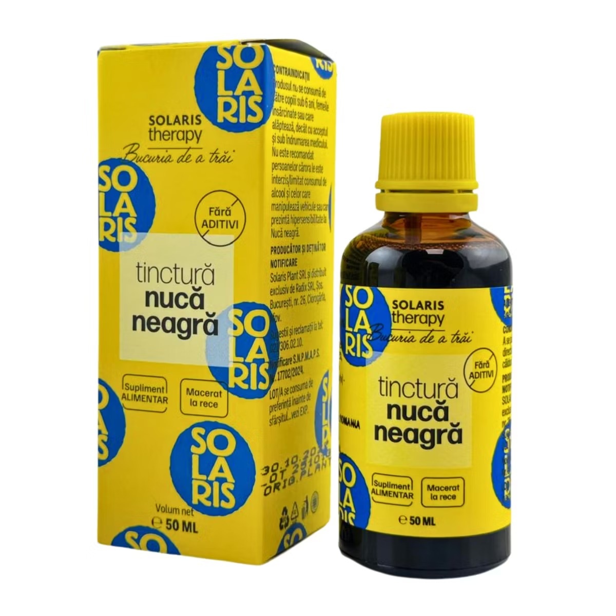 Tinctură Nucă Neagră, 50 ml, Solaris