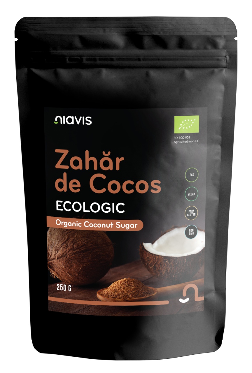 Zahar de Cocos Ecologic/BIO, 250 g, Niavis