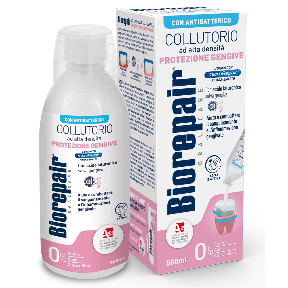 Apa de gura pentru protectia gingiilor Biorepair, 500ml, Coswell