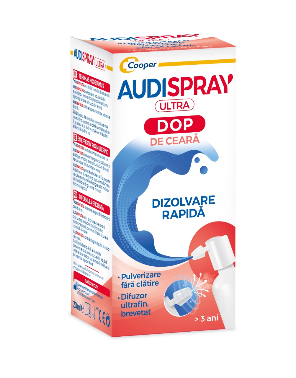 AudiSpray Ultra, 20ml, Cooper