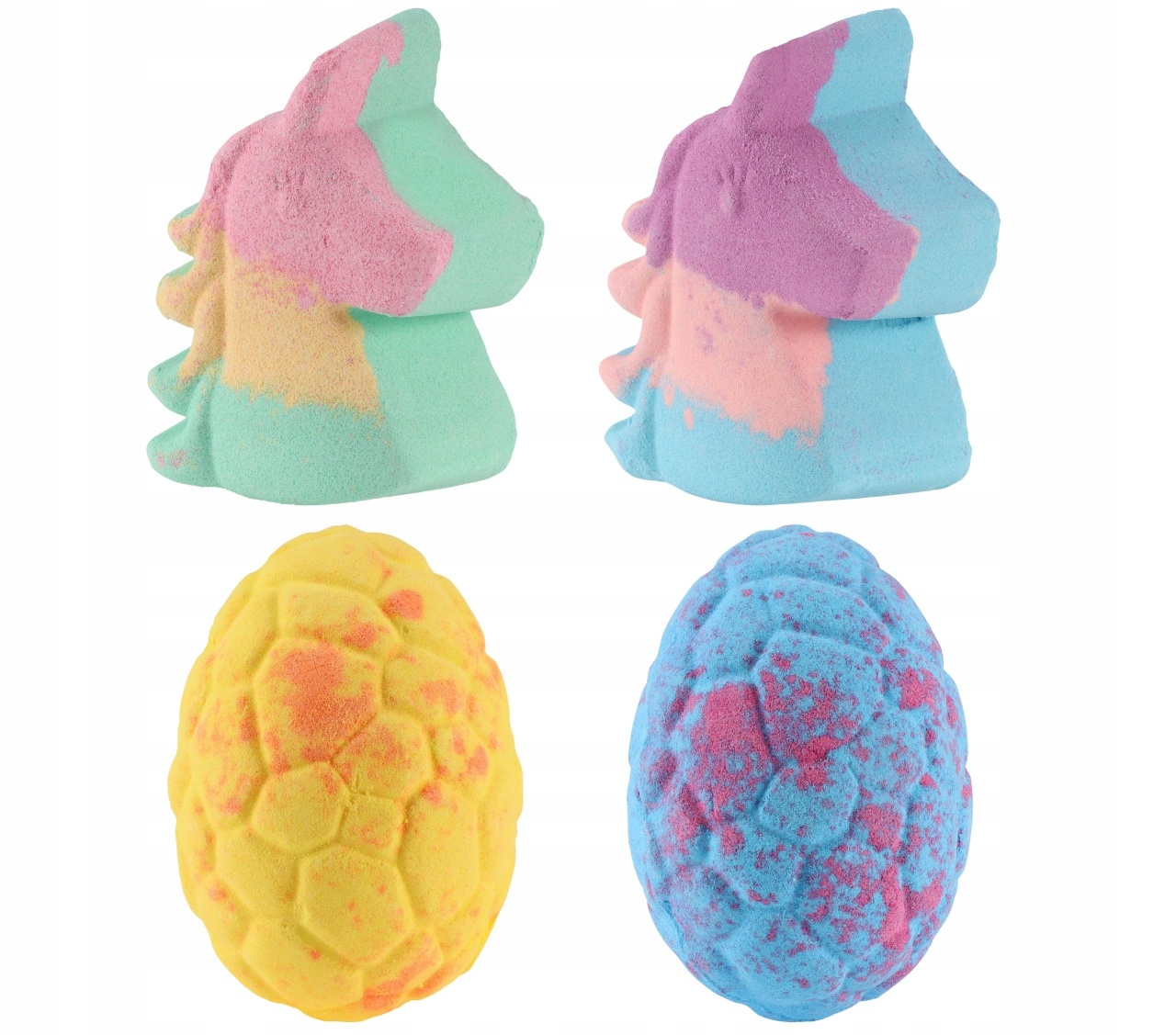 Bombă de baie unicorn sau ou de dinozaur, 1 x 100 g, Aurora