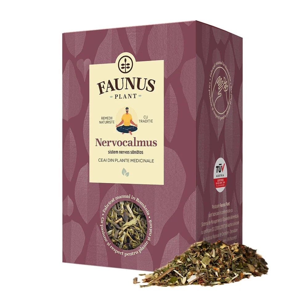 Ceai Nervocalmus, 90 g, Faunus Plant