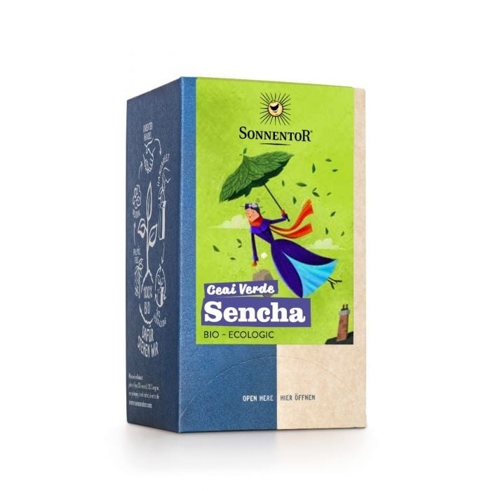 Ceai Verde Sencha Ecologic, 18 plicuri, Sonnentor