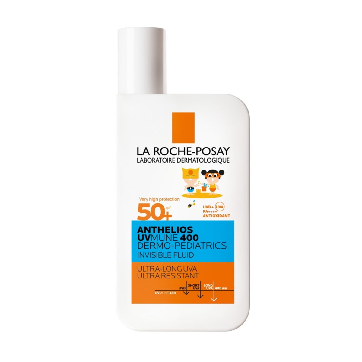 Fluid invizibil cu protectie solara SPF 50+ pentru copii Anthelios UVmune 400 Dermo-Pediatrics, 50 ml, La Roche-Posay
