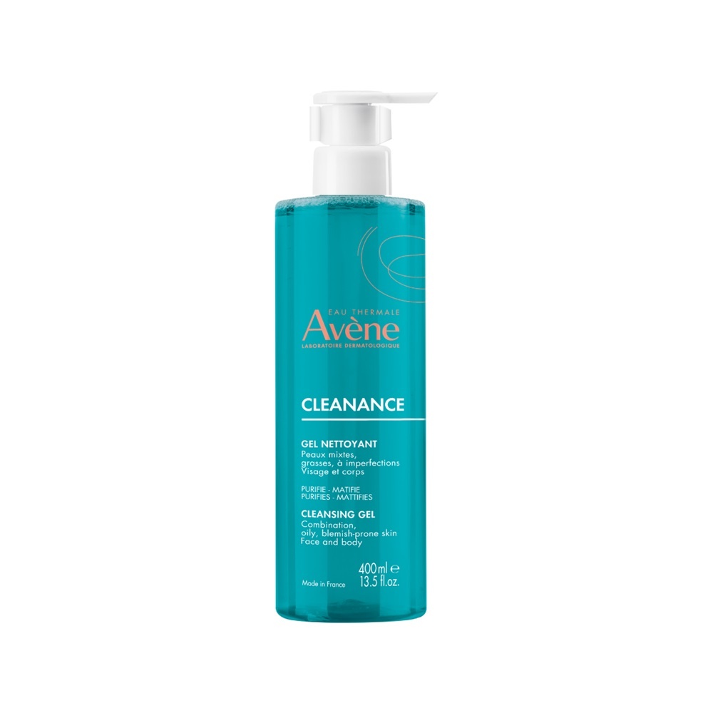 Gel de curatare pentru ten gras cu tendinta acneica Cleanance, 400ml, Avene