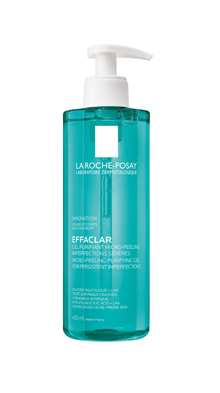 Gel de curatare purifiant micro-exfoliant pentru fata si corp cu tendinta acneica Effaclar, 400 ml, La Roche Posay