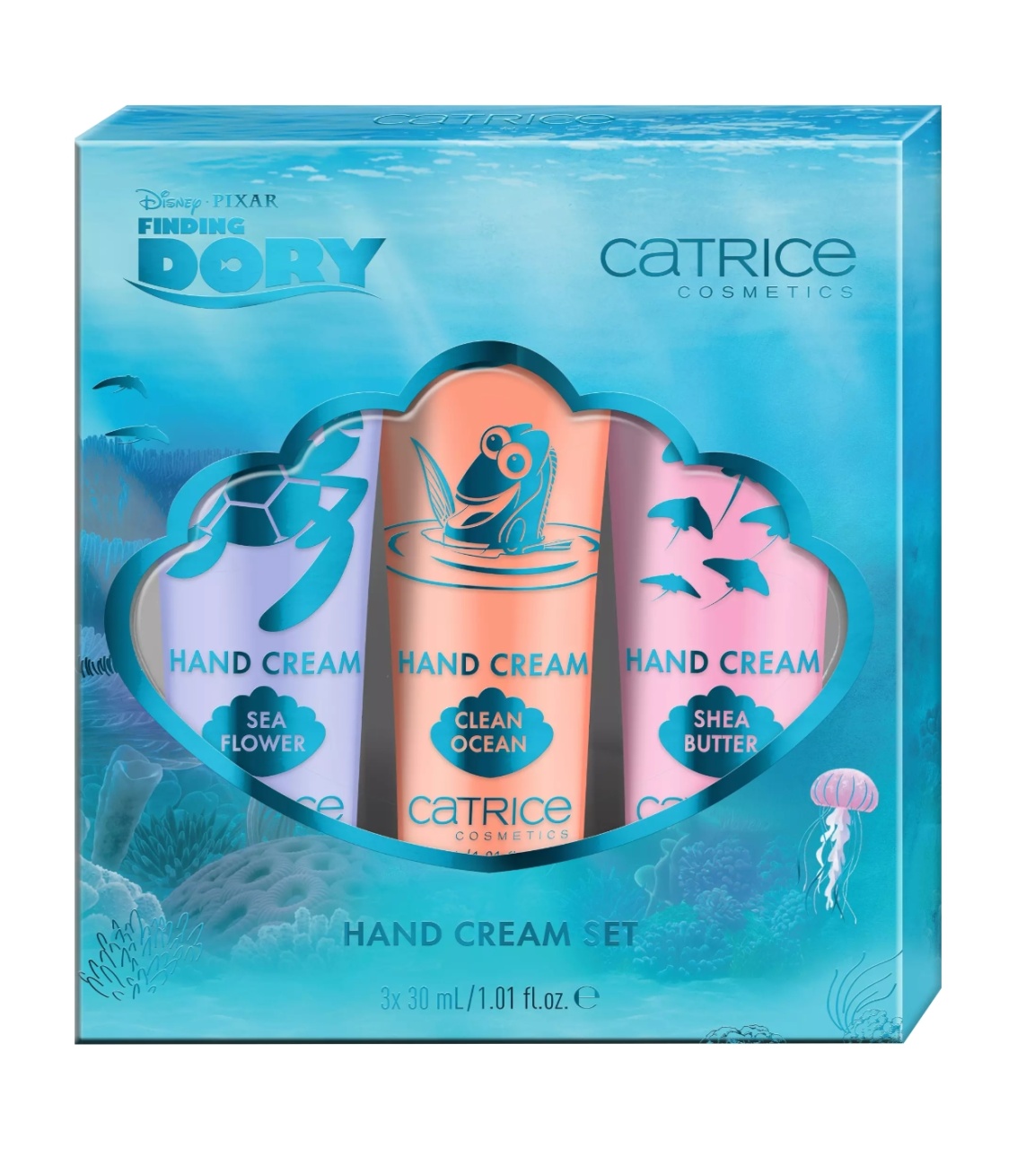 Set de crema de maini Disney Pixar Finding Dory, Catrice