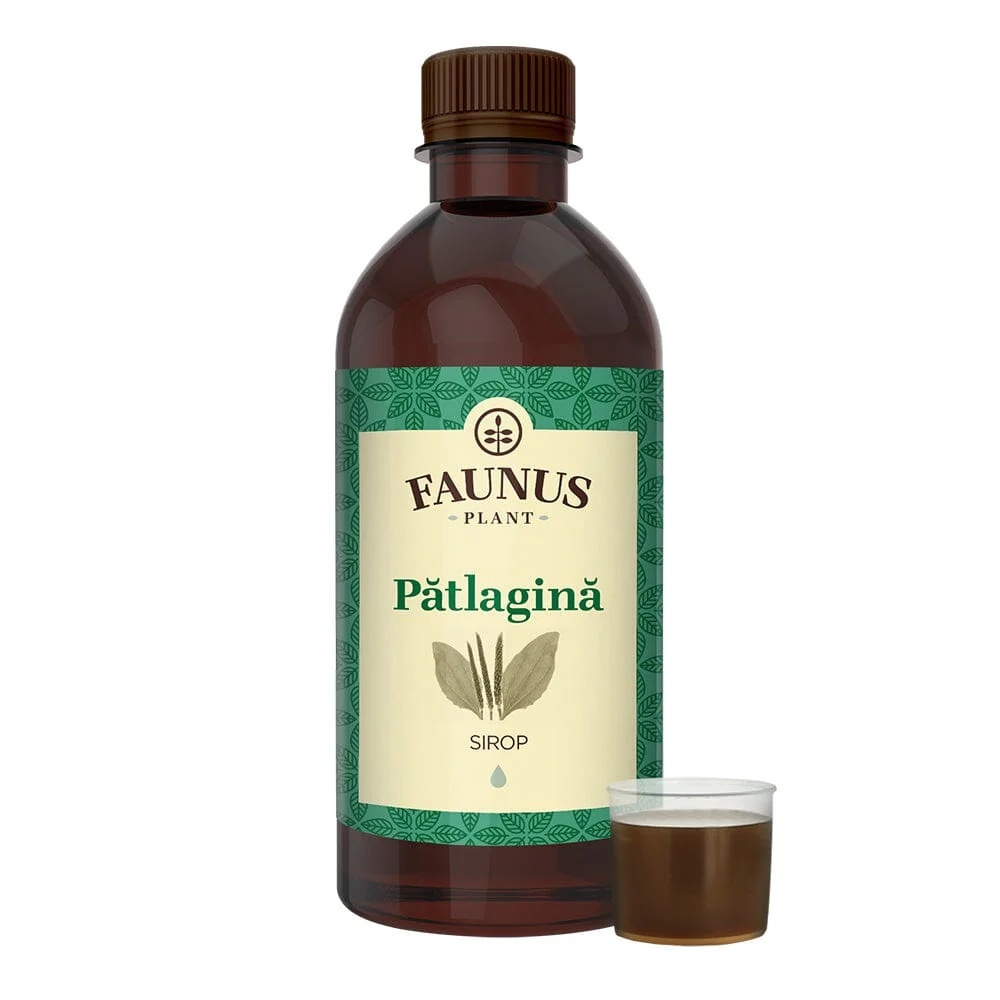 Sirop Pătlagină, 500 ml, Faunus Plant